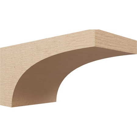 Ekena Millwork 9"W x 18"D x 9"H Wide Stockport Rough Cedar Woodgrain TimberThane Corbel, Primed Tan CORUR09X18X09STORCPR